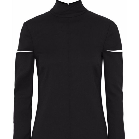 SOLD - Helmut Lang Turtleneck Wool-blend Dress - Picture 1 of 3